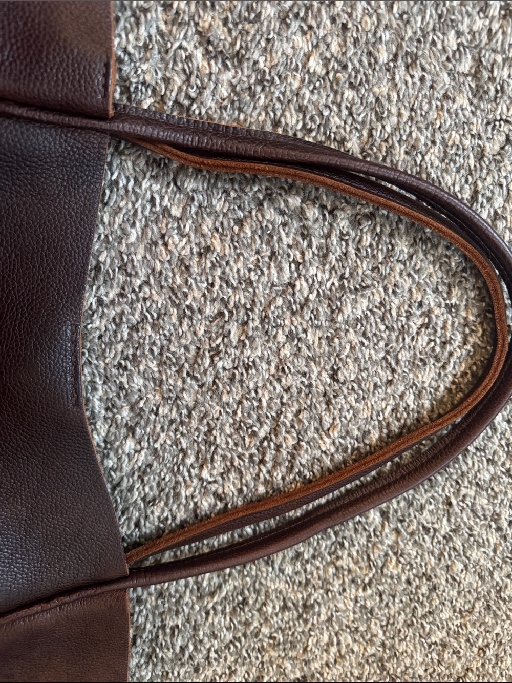Portland leather  Brown Shoulder Tote - Picture 4 of 6